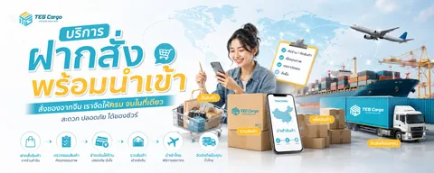 ฝากสั่งซื้อของจากจีน TEG CARGO ชิปปิ้งจีน นำเข้าสินค้าจากจีน